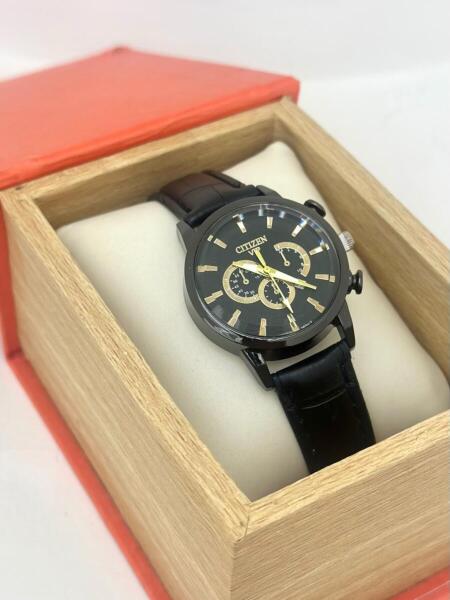ساعت طرح citizen بند چرم sa46