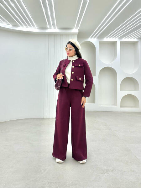 ست2تیکه کت و شلوارطرح Zara فوتر موهریbsn1859