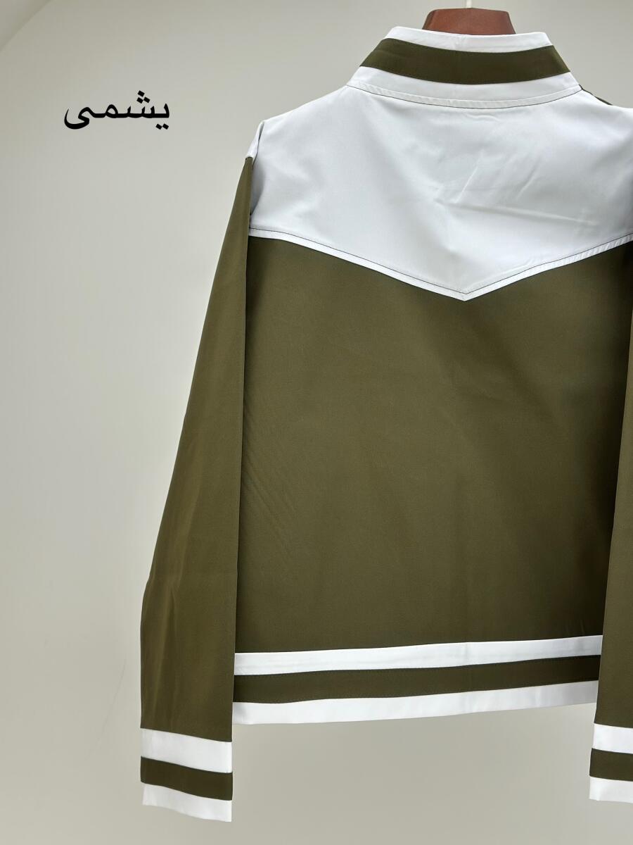 بامبر جکت کتان جیب گلدوزی شده pd71-4