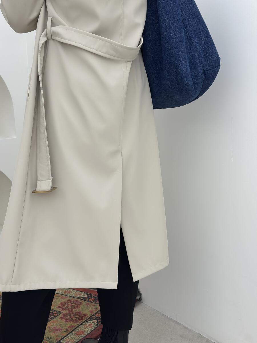 بارانی کلاسیک سانتانا آستین کمربندی آستردار pd112-15