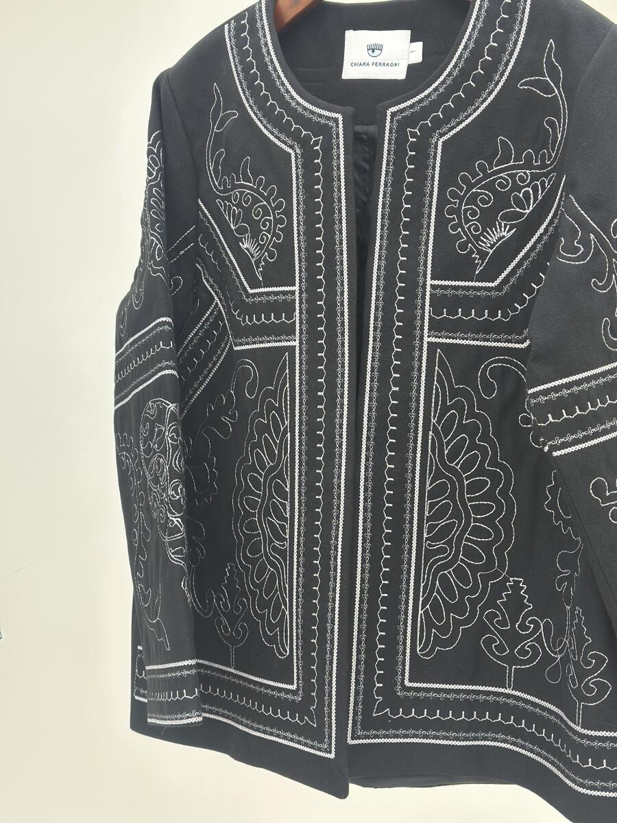 پالتو فوتر کتی گلدوزی شده آستردار pd152-3