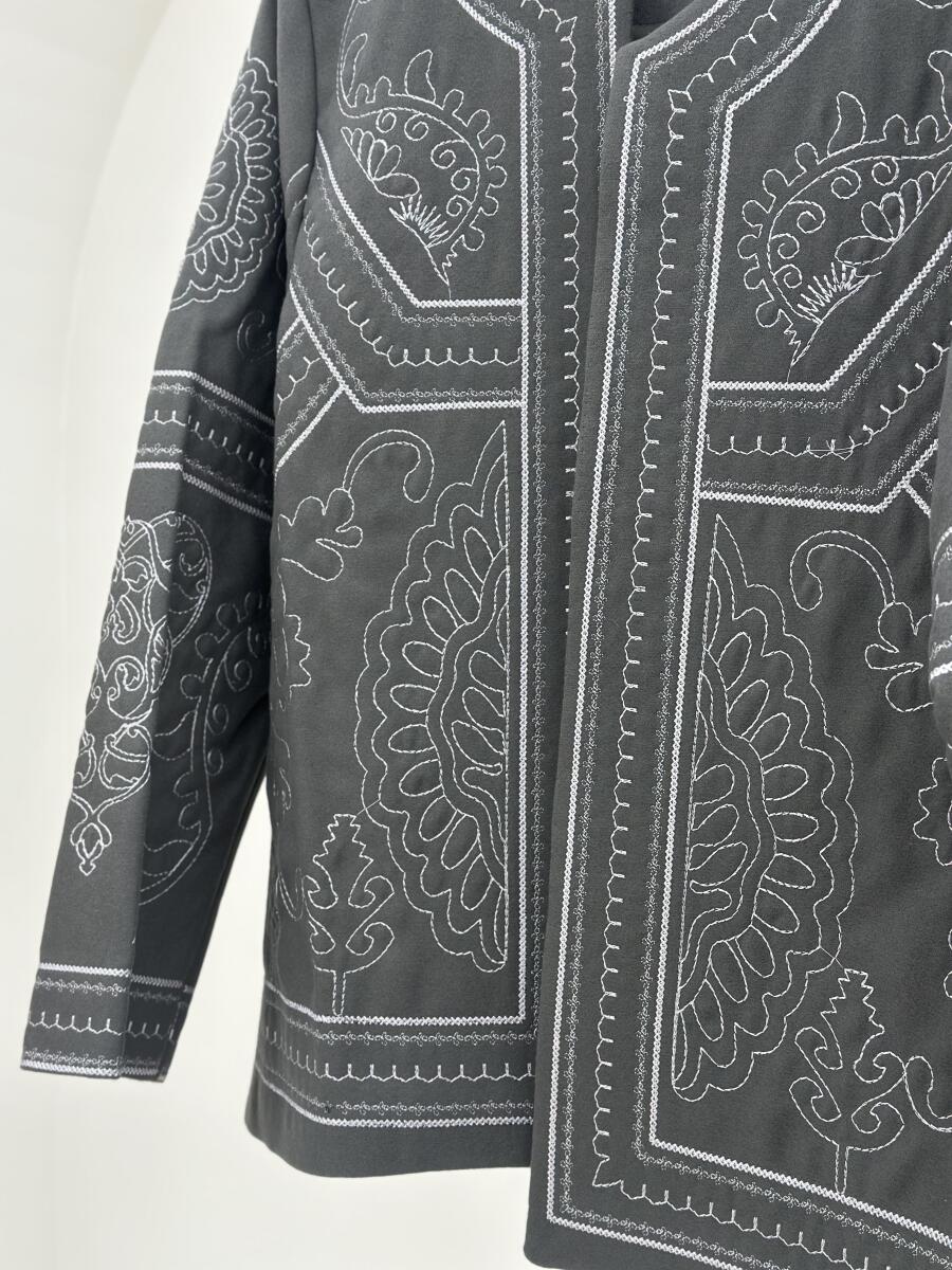 پالتو فوتر کتی گلدوزی شده آستردار pd152-3