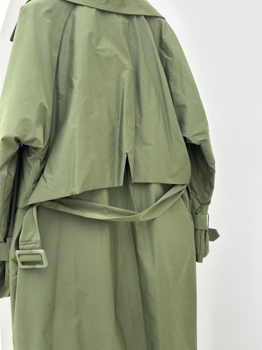 بارانی یقه انگلیسی آستین پاگون دار آستردار pd150-1