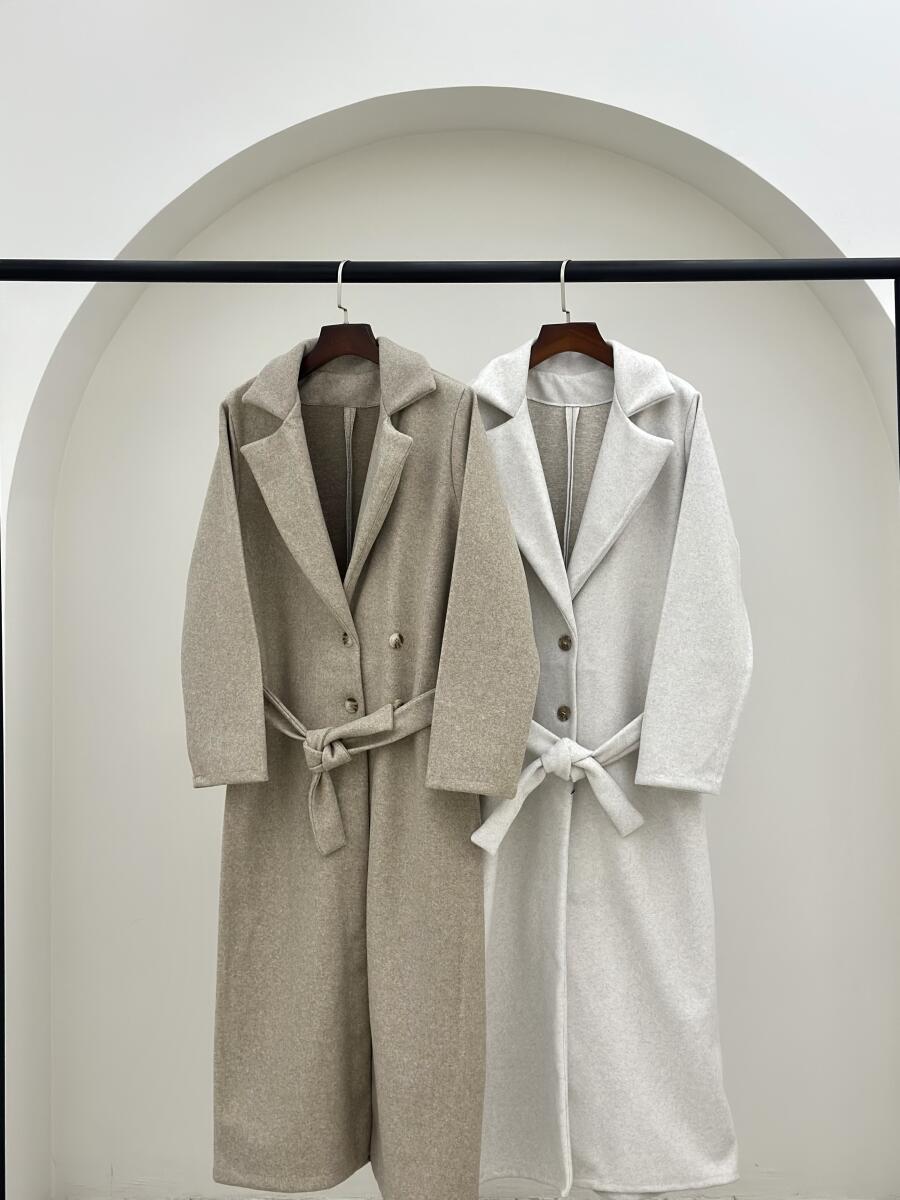 پالتو موهر کلاسیک کمربنددار pd178-2