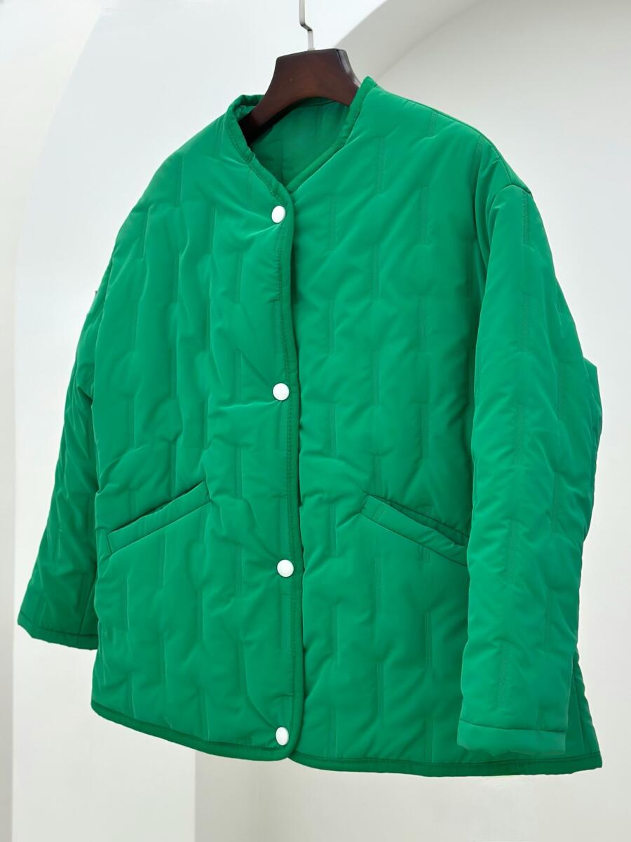 کاپشن سیلیکونی دکمه دار آستردار pd192-5