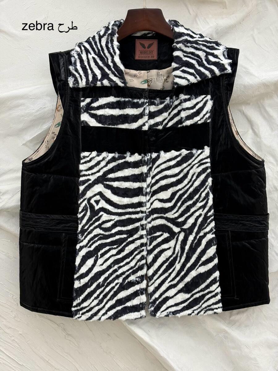 وست طرح چرم خرج کار پوست آستردار pd213-2