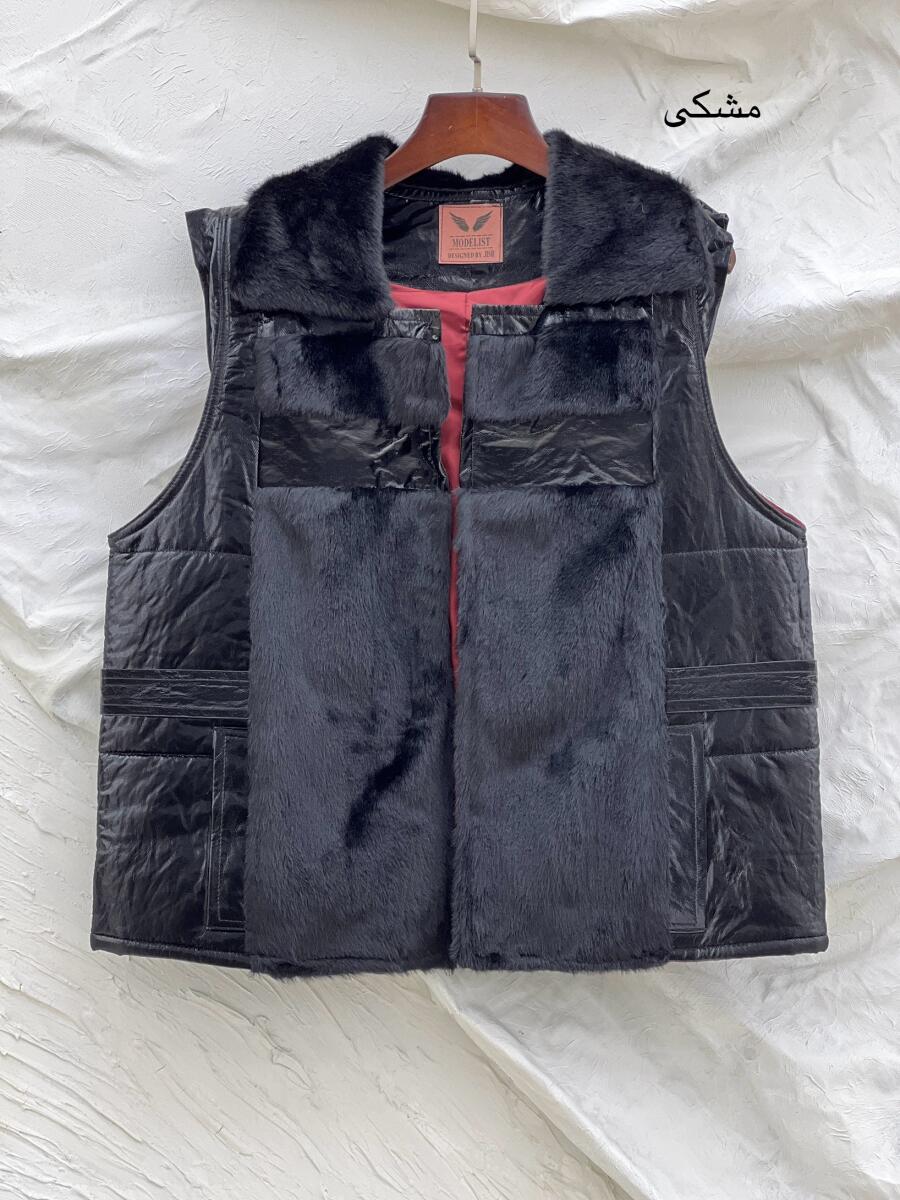 وست طرح چرم خرج کار پوست آستردار pd213-2