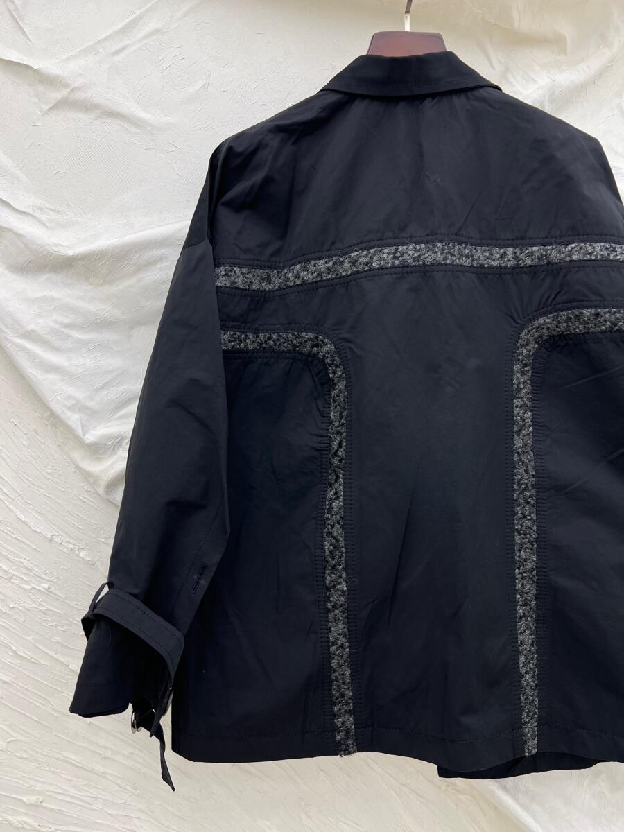 کاپشن کتان آستین طرح دکمه دار آستردار pd211-5