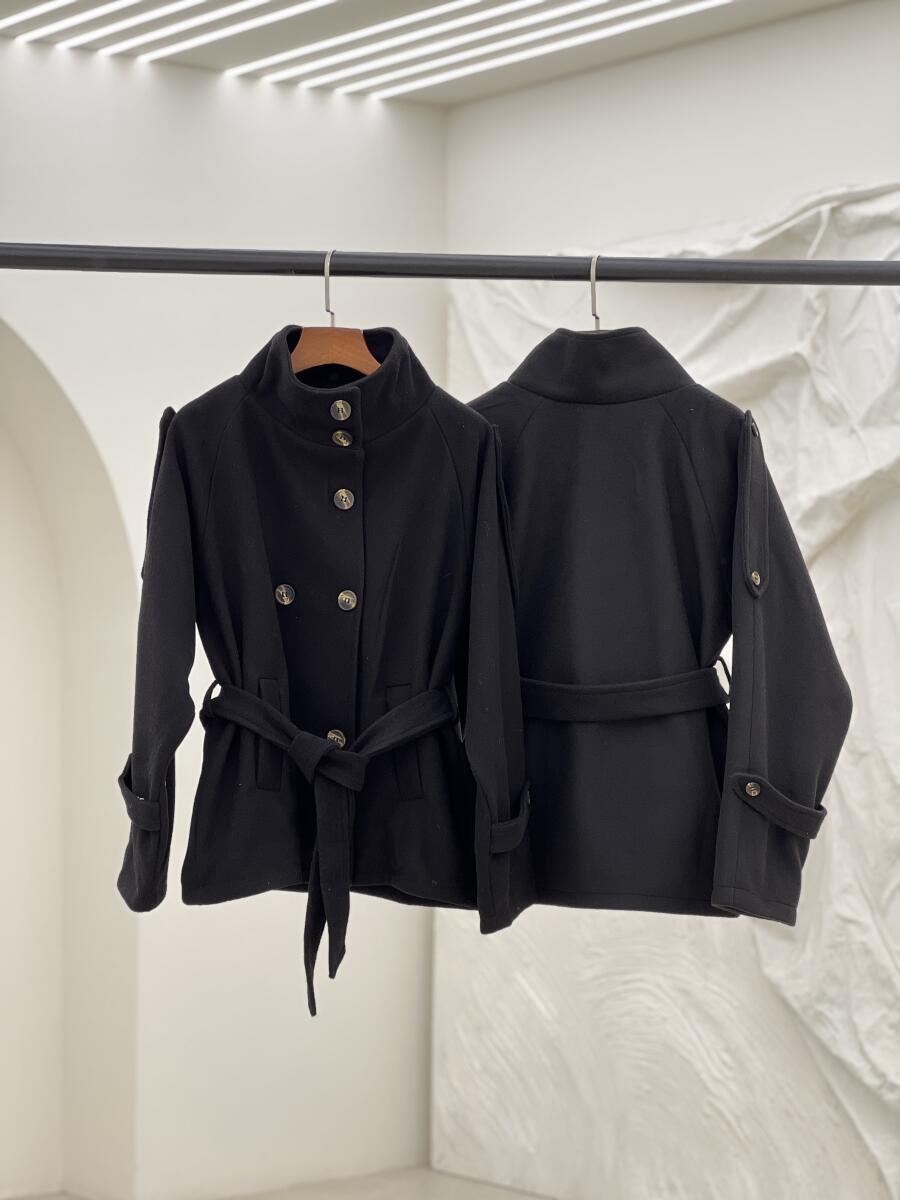 پالتو فوتر کتی یقه ایستاده آستردار pd348-7