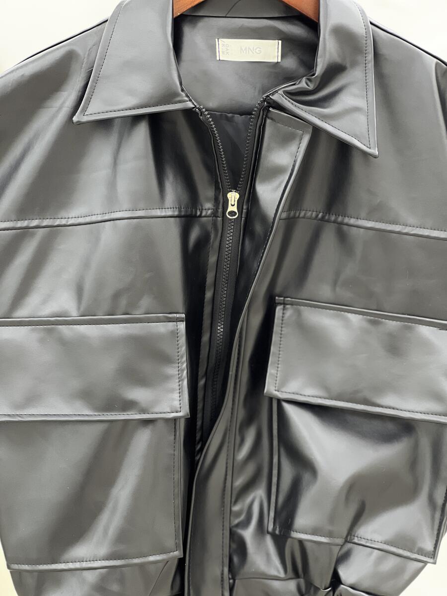 وست چرم جیب دار آستردار pd351-4