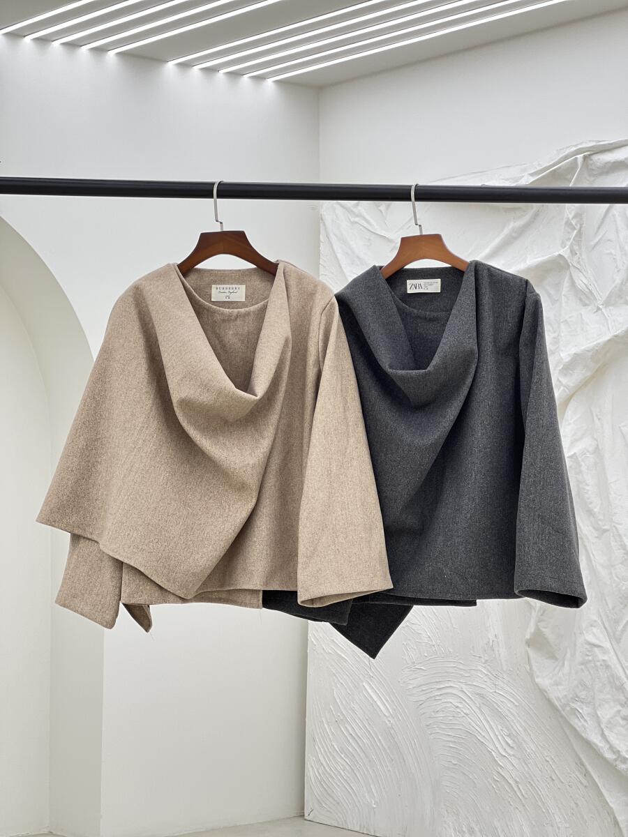 پالتو فوتر طرح پانچی pd349-6