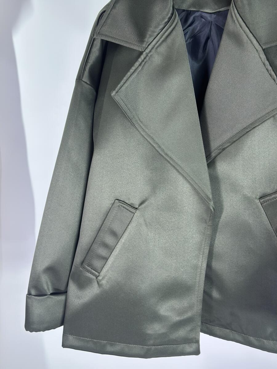 بارانی سانتانا طرح براق آستین دوبل آستردار pd368-14