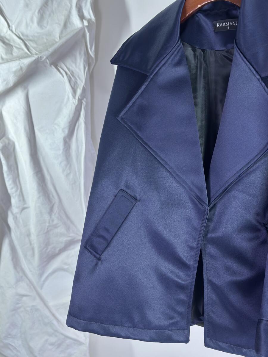 بارانی سانتانا طرح براق آستین دوبل آستردار pd368-14