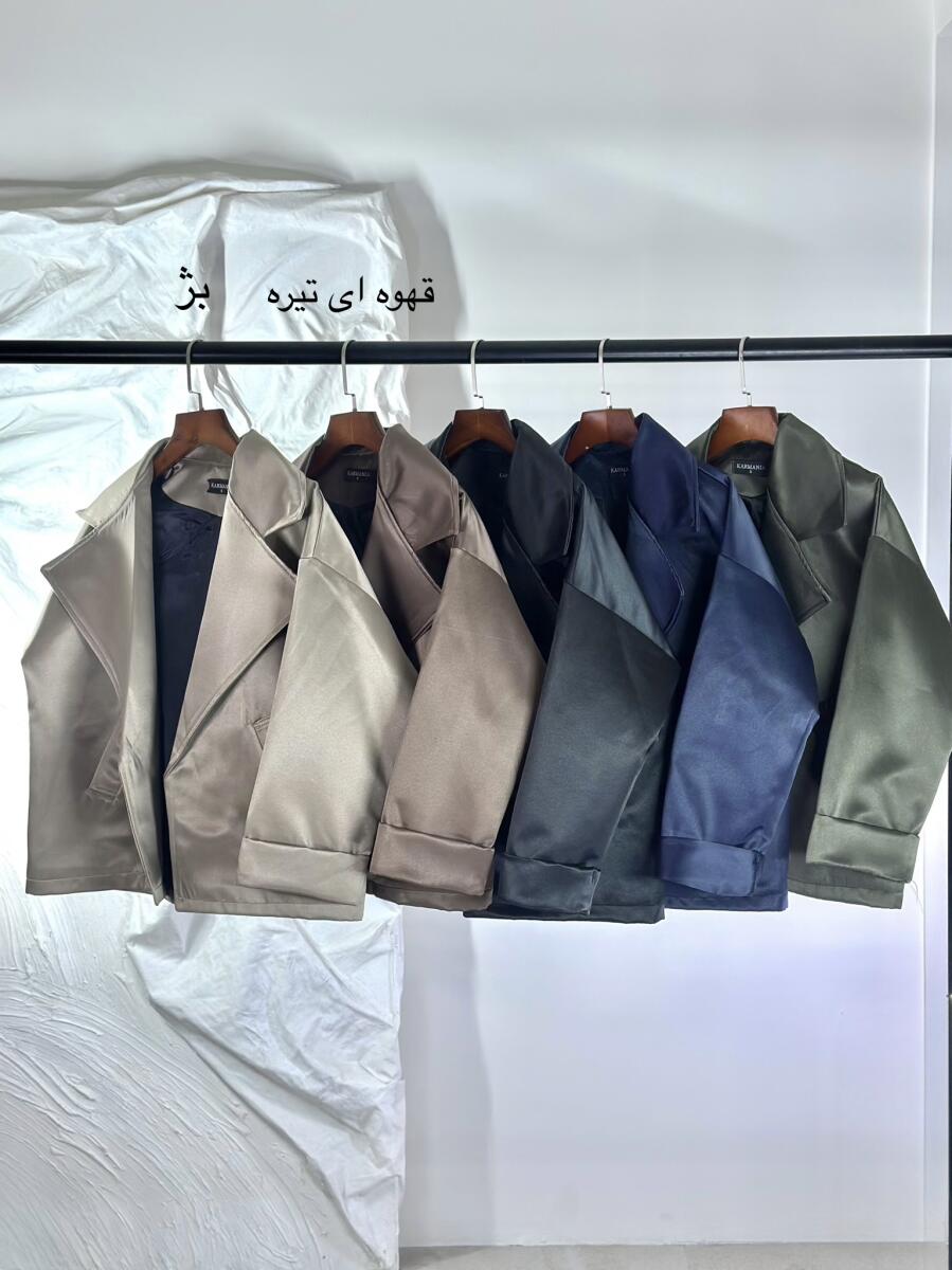 بارانی سانتانا طرح براق آستین دوبل آستردار pd368-14