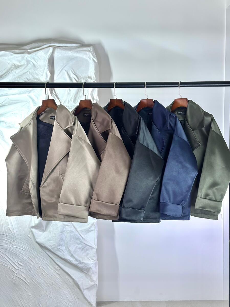 بارانی سانتانا طرح براق آستین دوبل آستردار pd368-14