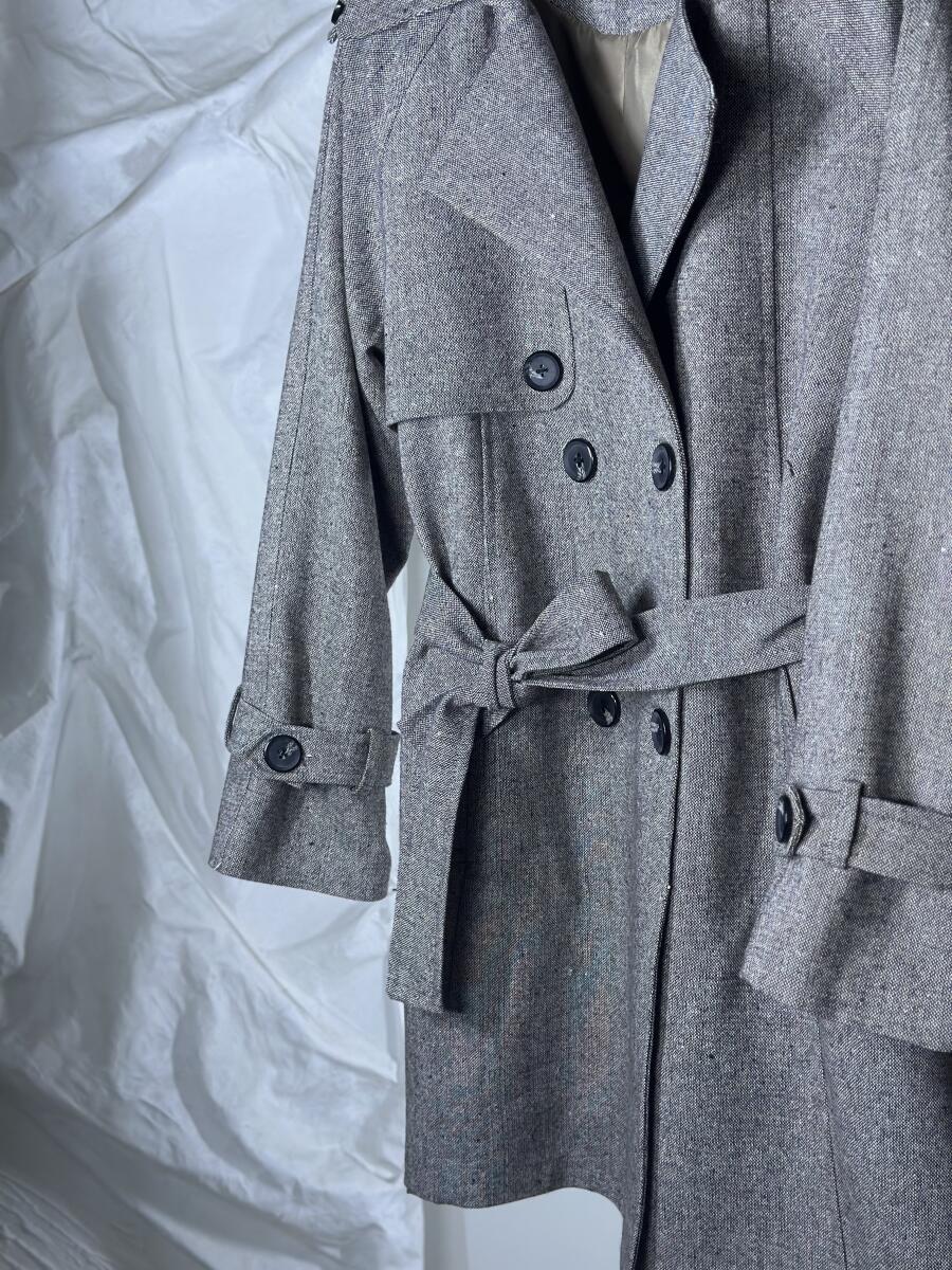 پالتو میدی شانل آستین پاگون دار آستردار pd366-1