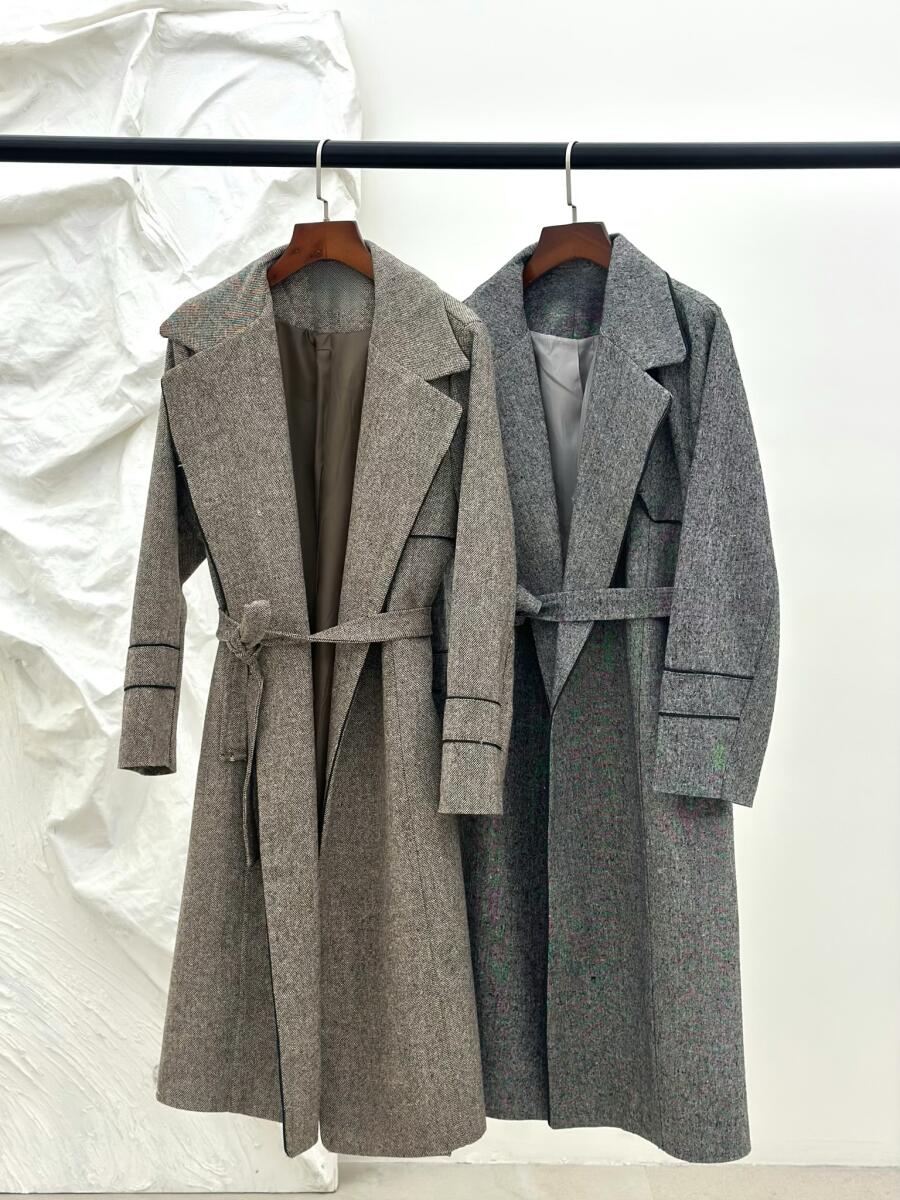 پالتو کلاسیک شانل مغزی دوزی شده آستردار pd362-14