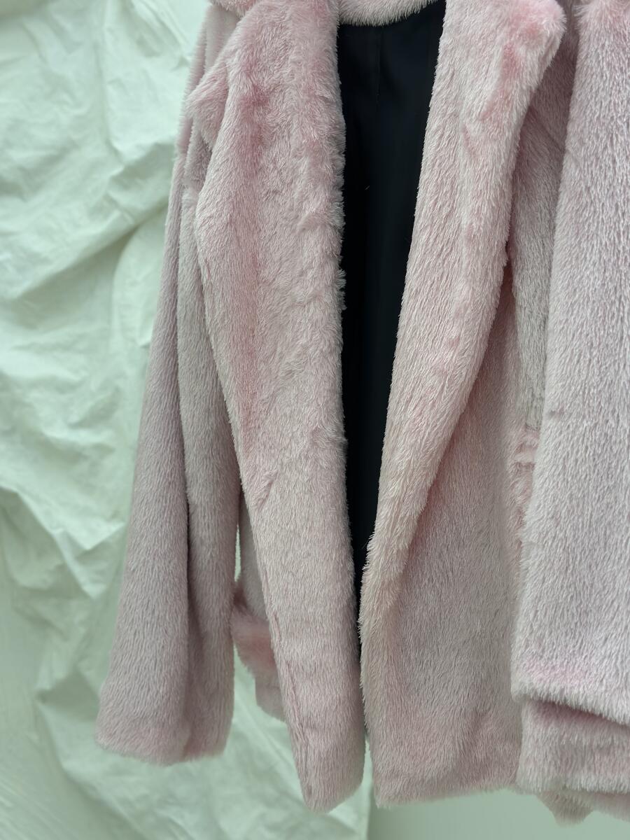 پالتو پوست کتی بغل پاگون دار آستردار pd360-14