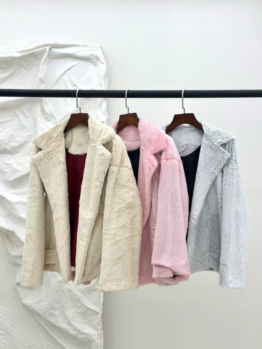 پالتو پوست کتی بغل پاگون دار آستردار pd360-14