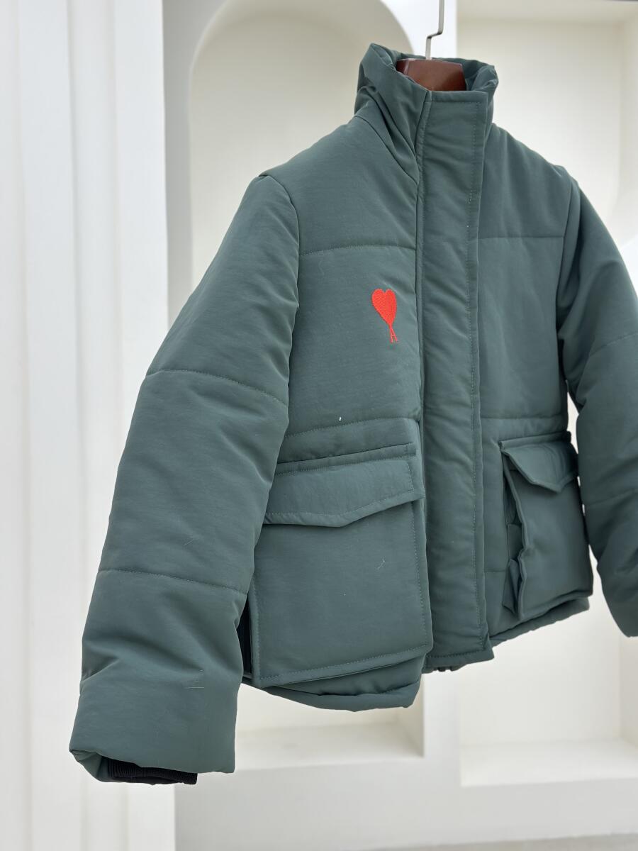 کاپشن اسپرت جیب پاکتی آستین کش بافت آستردار pd381-16