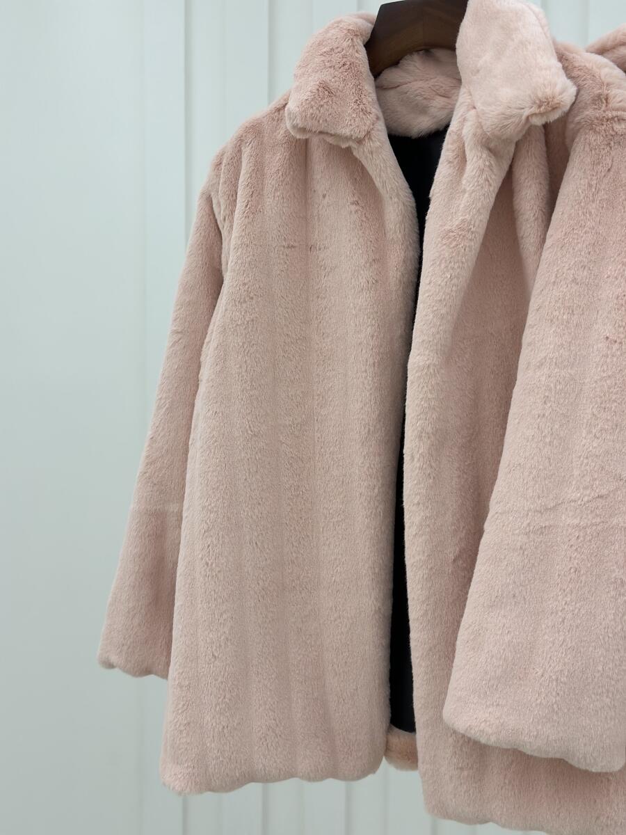 پالتو پوست basic آستردار pd378-12