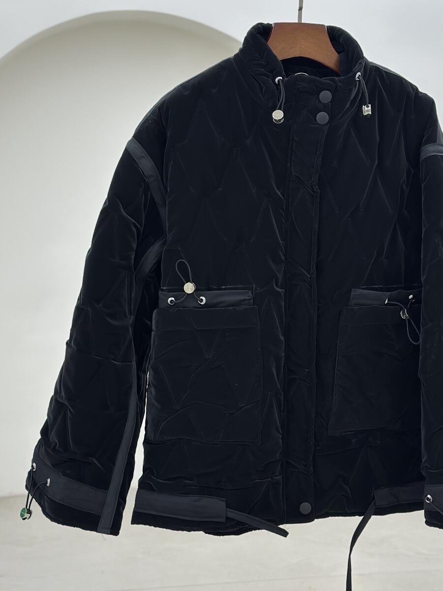 کاپشن سیلیکونی جیب طرح دوبل آستین گتر آستردار pd231-8