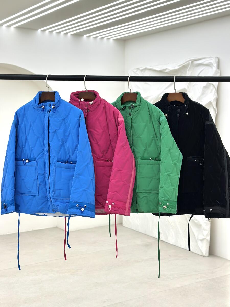 کاپشن سیلیکونی جیب طرح دوبل آستین گتر آستردار pd231-8