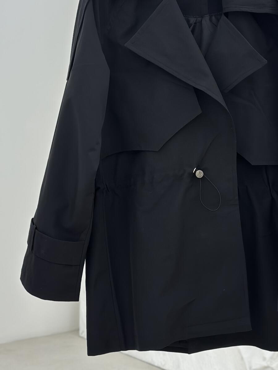 بارانی یقه طرح دوبل کمرگتر آستردار pd234-8