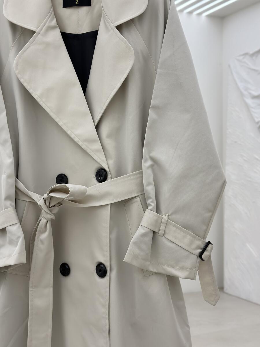 بارانی کلاسیک 4 دکمه آستین کمربندی آستردار pd244-16