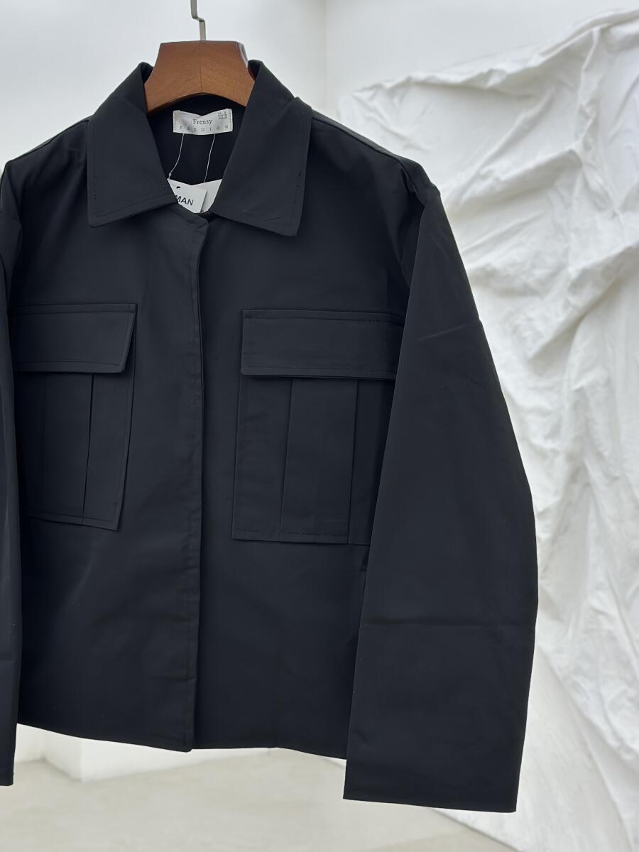 بامبر کتان جیب دار آستردار pd241-5