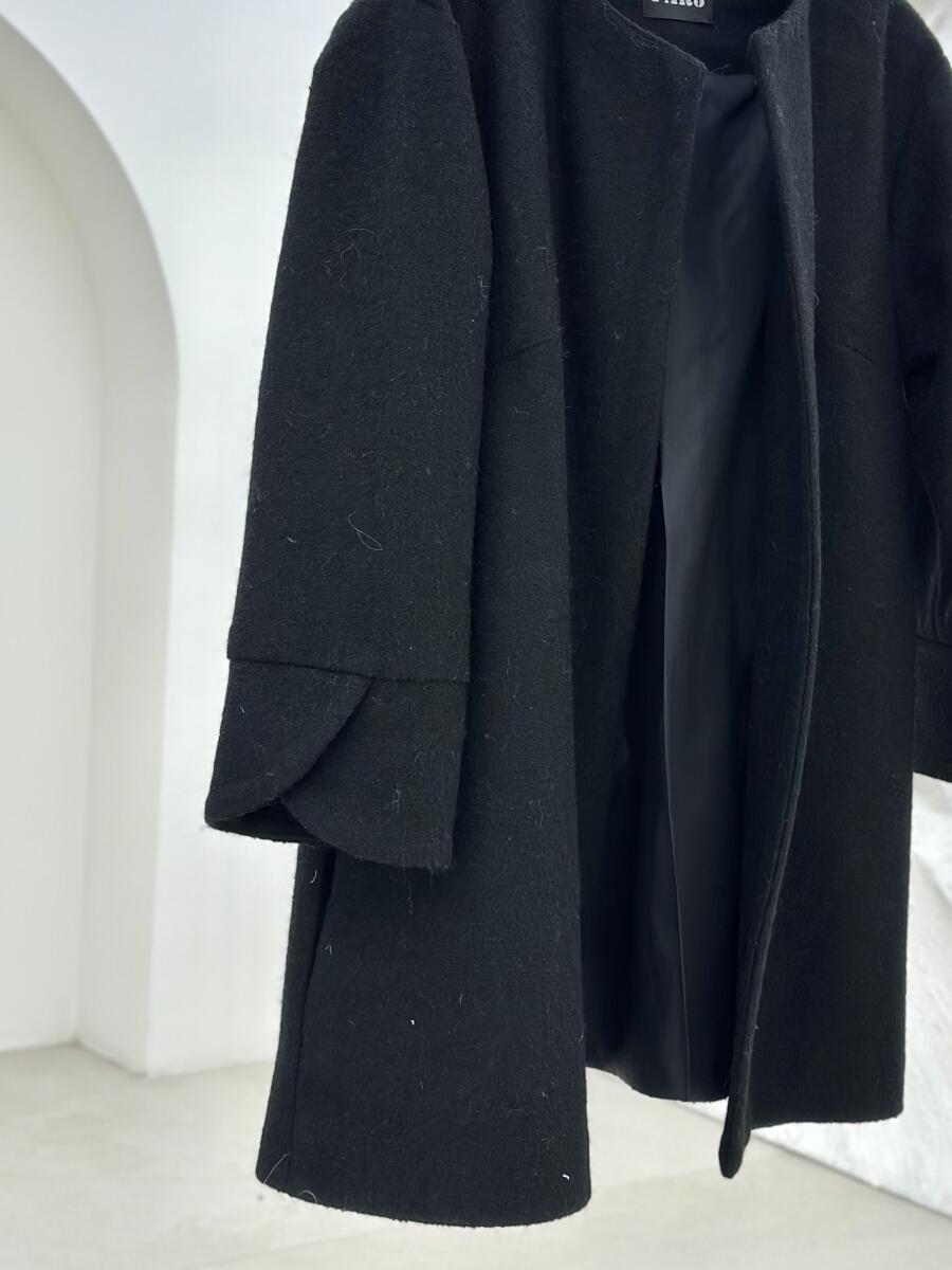 پالتو basic موهر آستین هلالی آستردار pd251-15