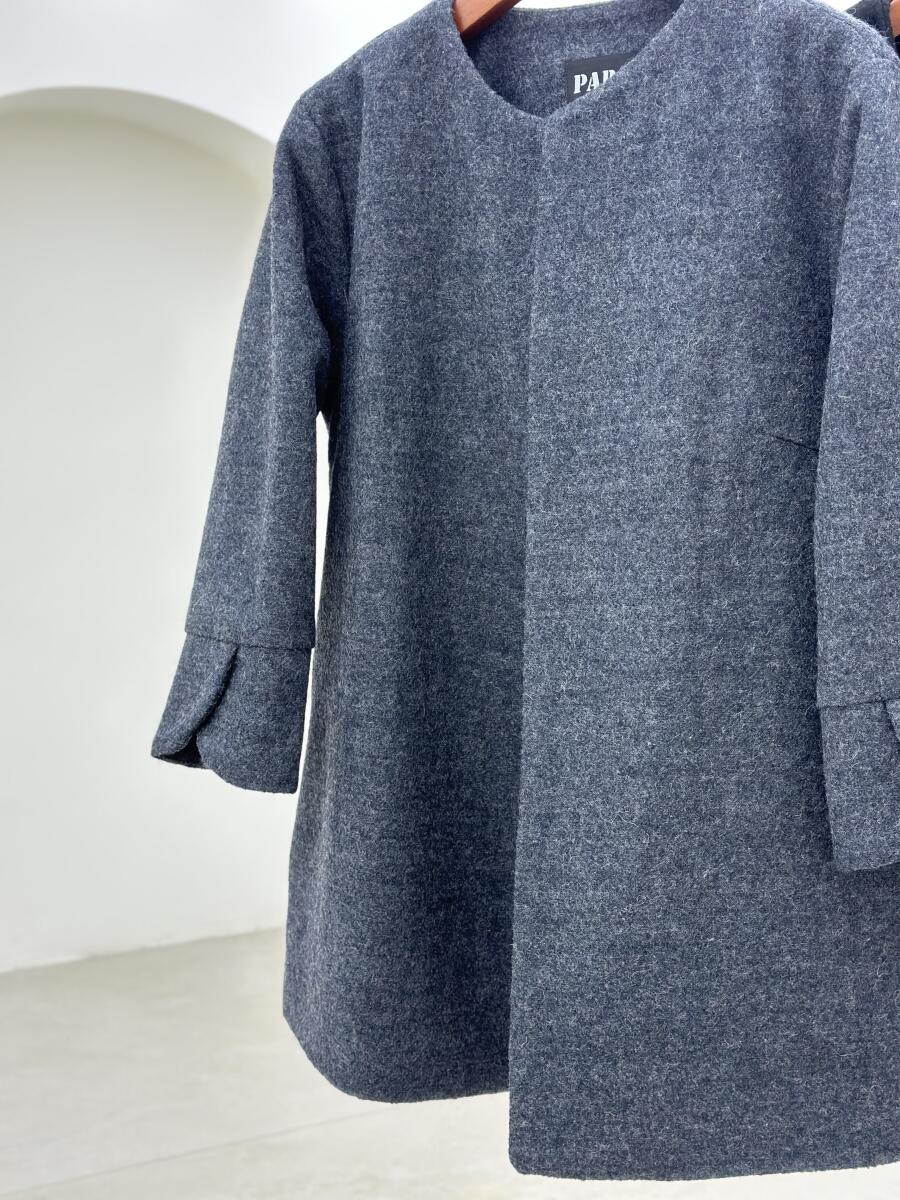 پالتو basic موهر آستین هلالی آستردار pd251-15