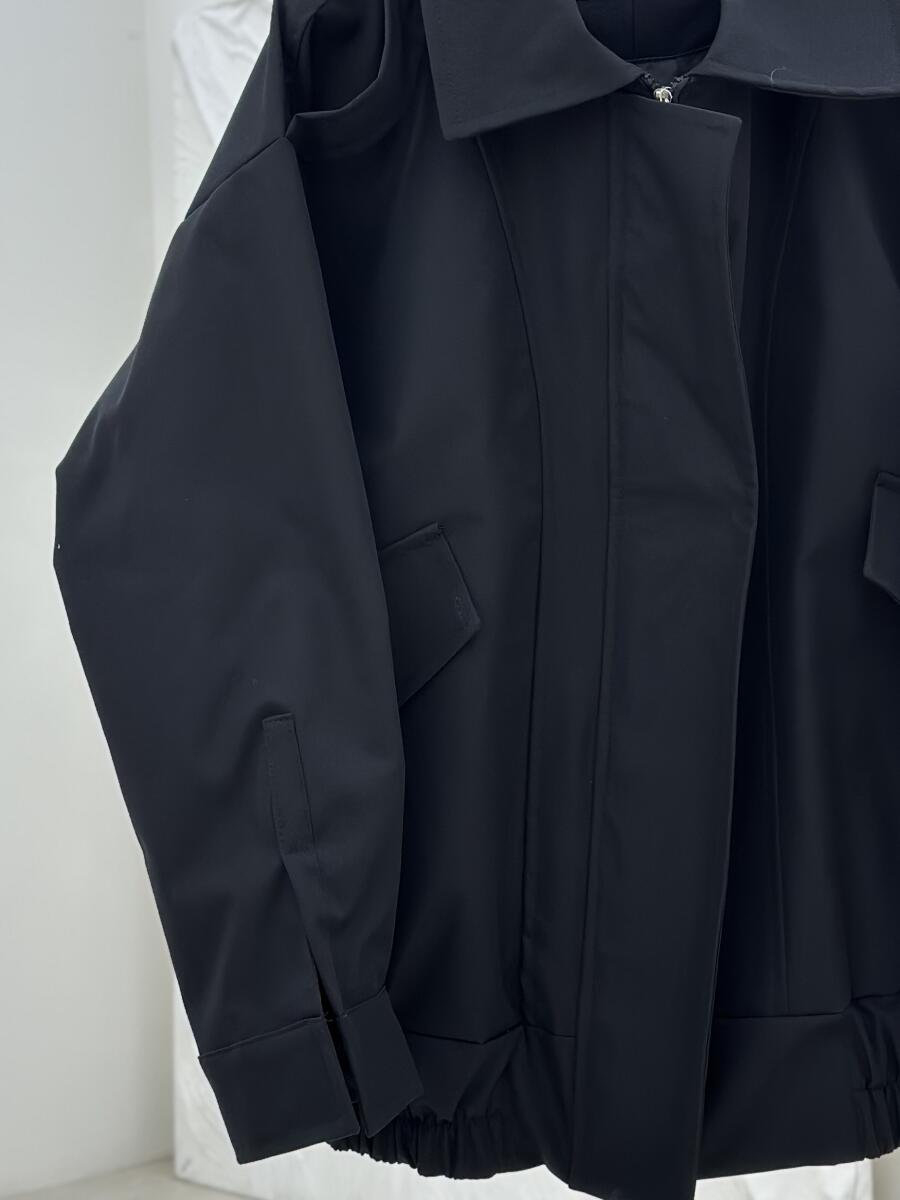 کاپشن اسپرت پاییزه کتان کج راه دکمه دار آستردار pd253-7