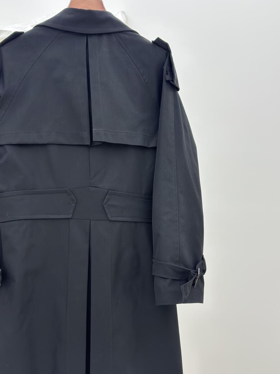 بارانی کتان کج راه یقه دوبل آستردار pd271-2