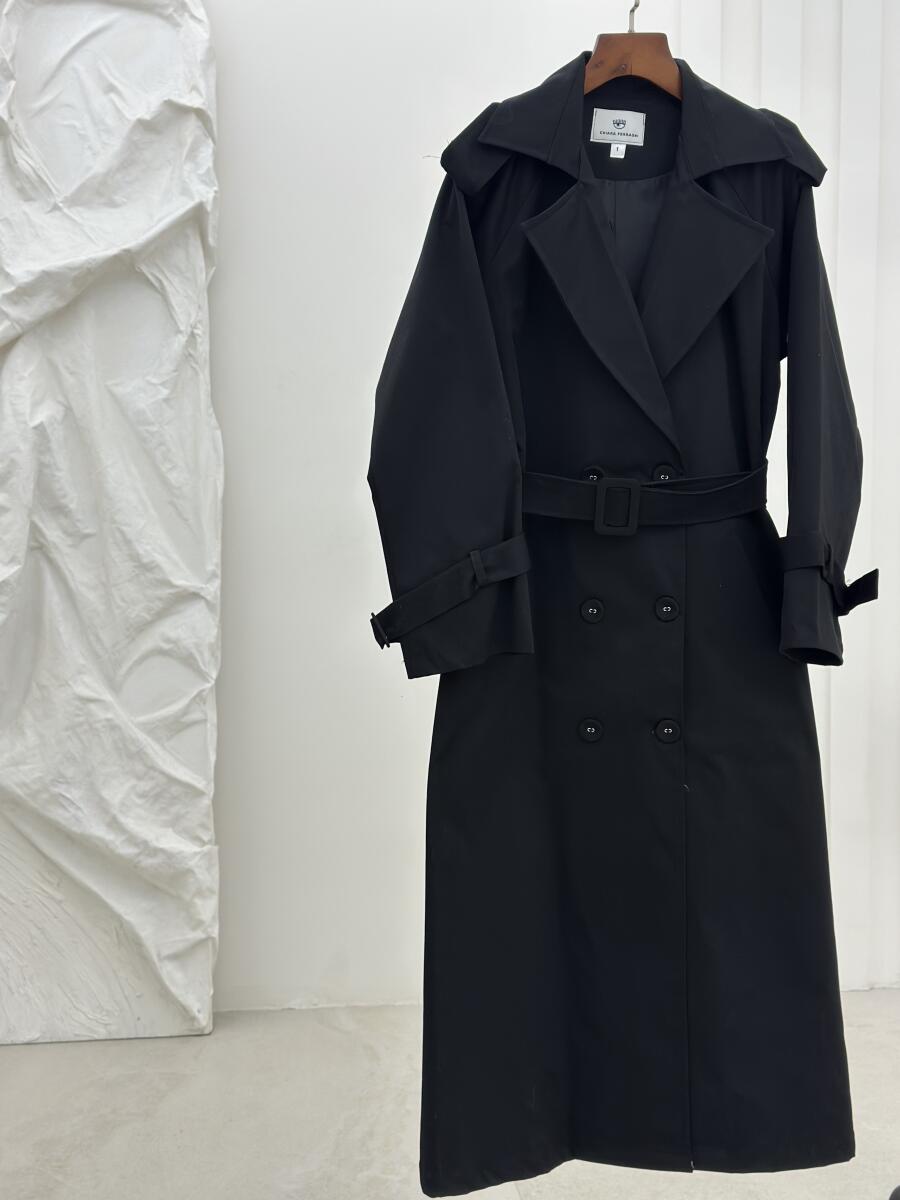 بارانی کلاسیک کتان کج راه آستین کمربندی آستردار pd269-9