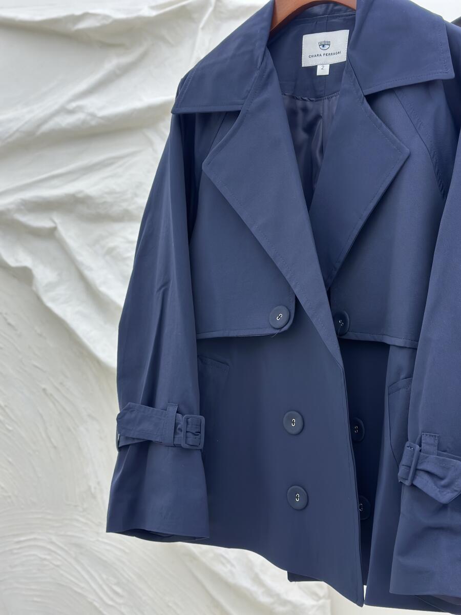 ترنچ کت کتان کج راه آستین کمربندی آستردار pd267-9