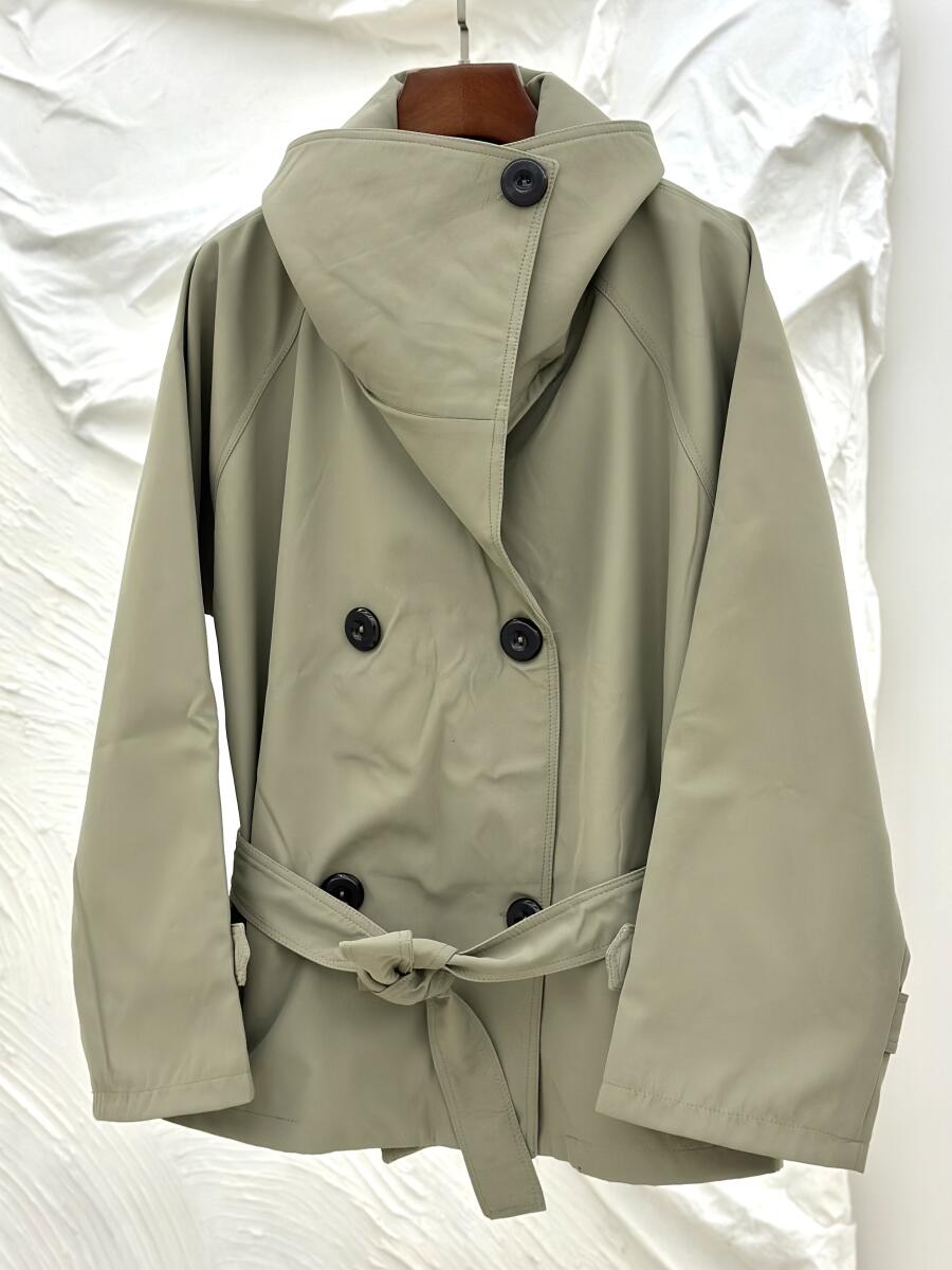 بارانی کتی یقه ایستاده آستردار pd278-15