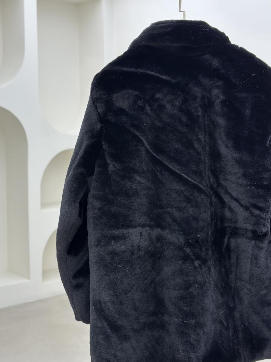 پالتو پوست مزونی یقه دار آستردار pd291-8