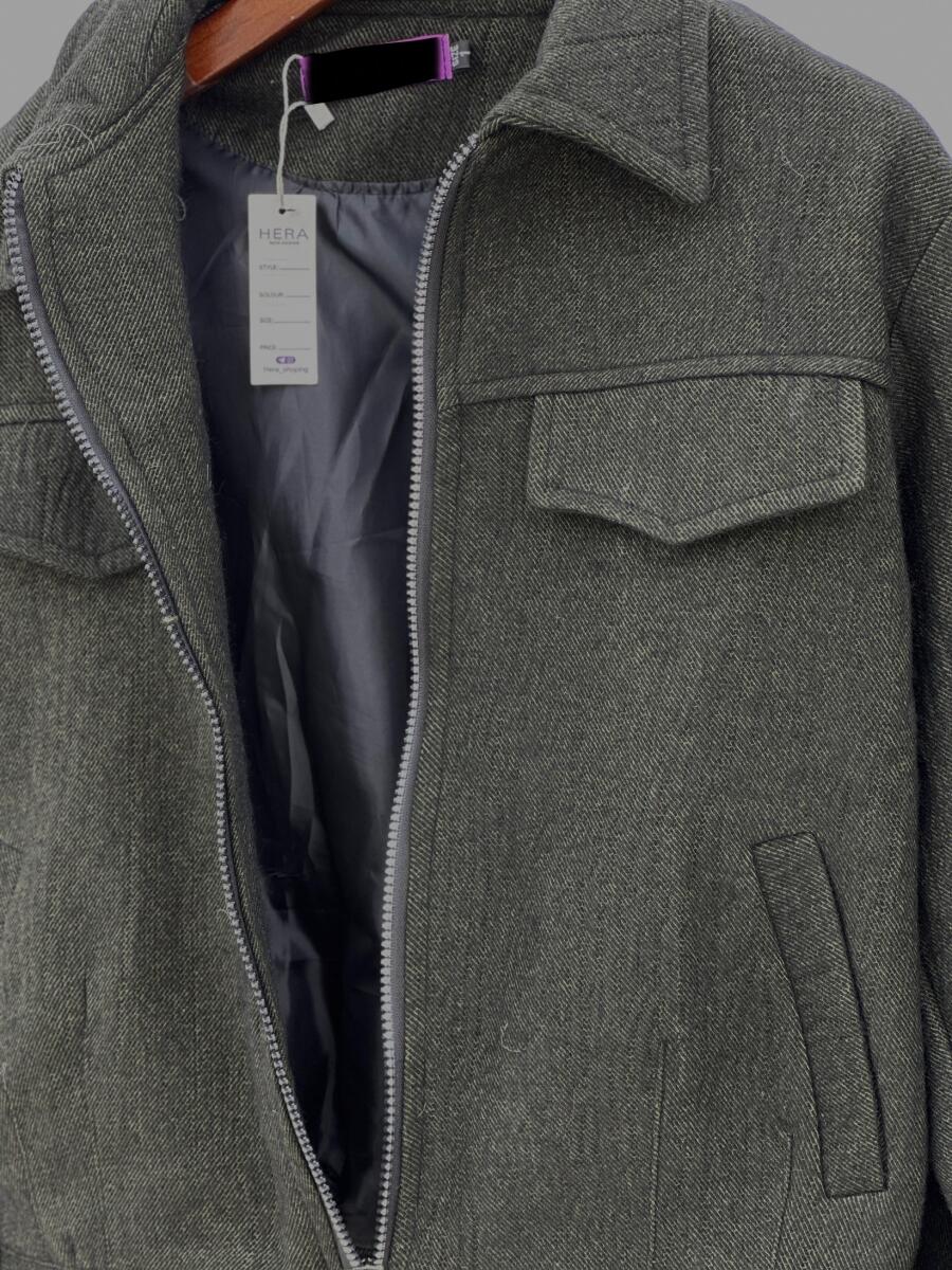 ست 2تیکه بامبر آستردار و شلوار بگ طرح بافت pd295-16