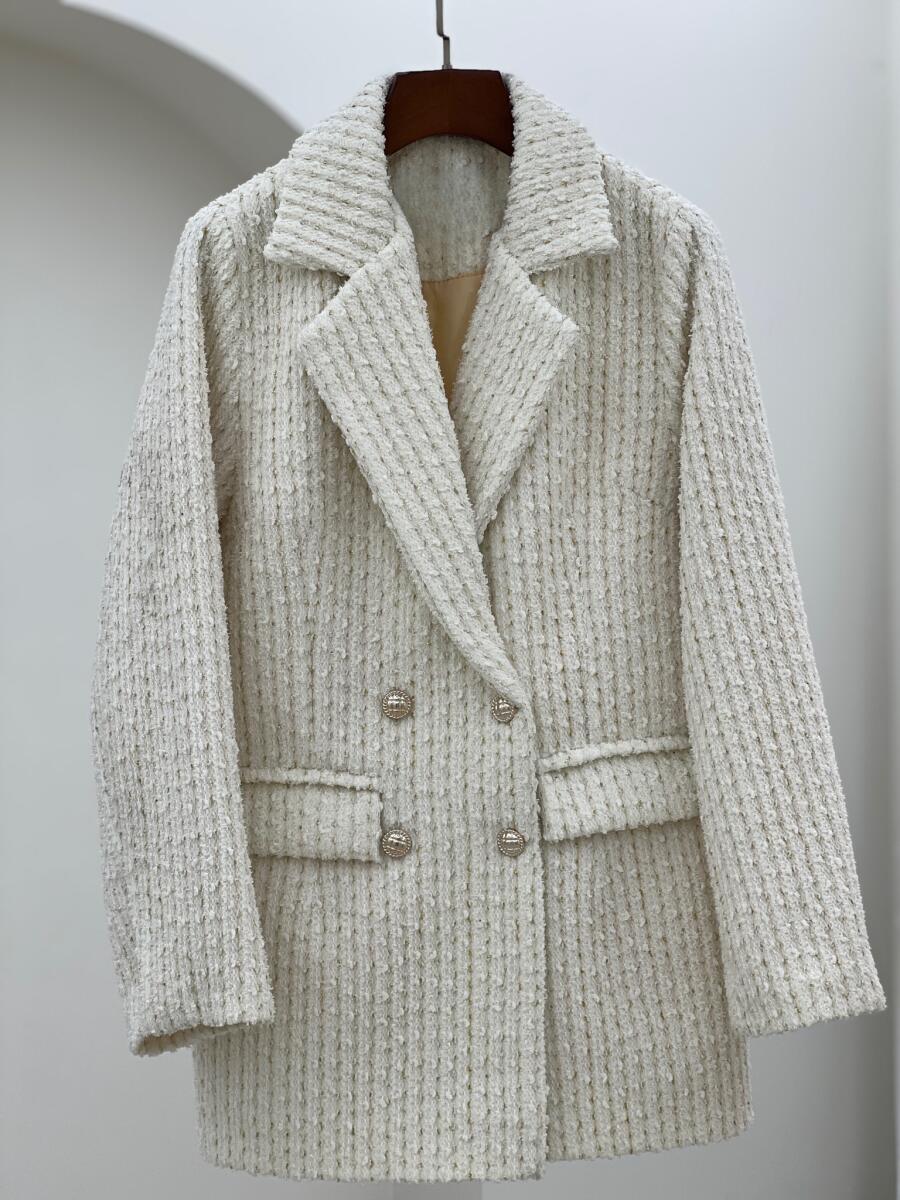 پالتو شانل کتی لمه دار آستردار pd314-1