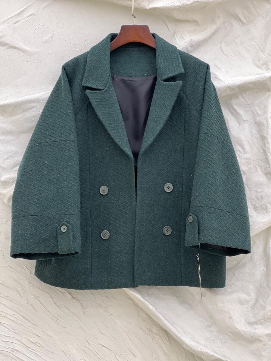 پالتو کتی فوتر موهری یقه انگلیسی 4دکمه آستردار pd307-8