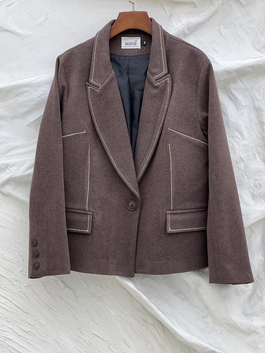 کت فوتر موهری کوک دوزی شده جیب دار آستردار pd318-4