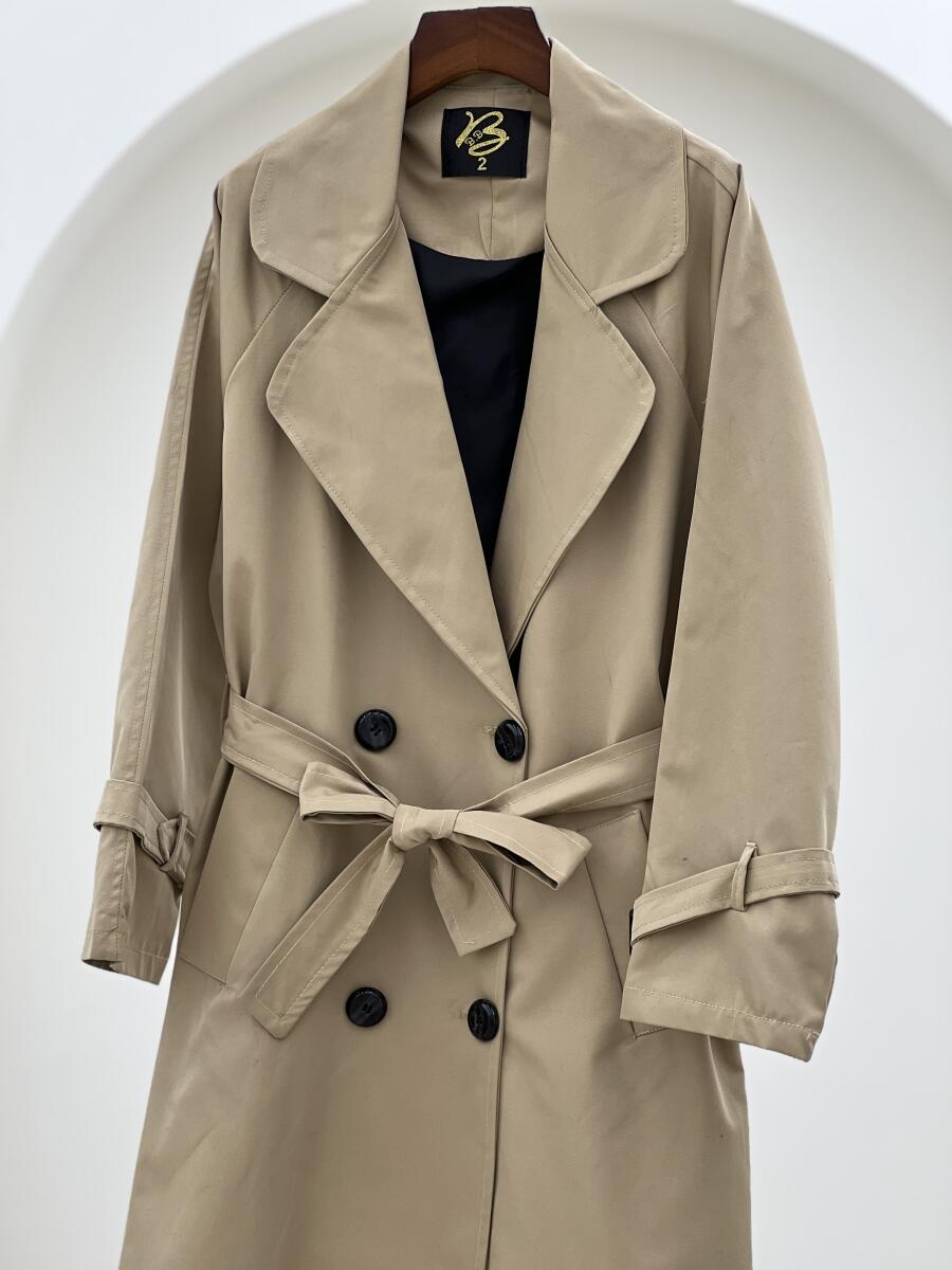 بارانی کلاسیک آستین پاگون دار آستردار  pd317-10