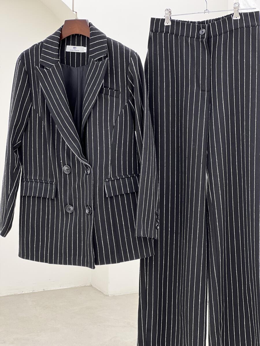 ست 2تیکه کت آستردار و شلوار  دیپلمات پاییزهpd329-10