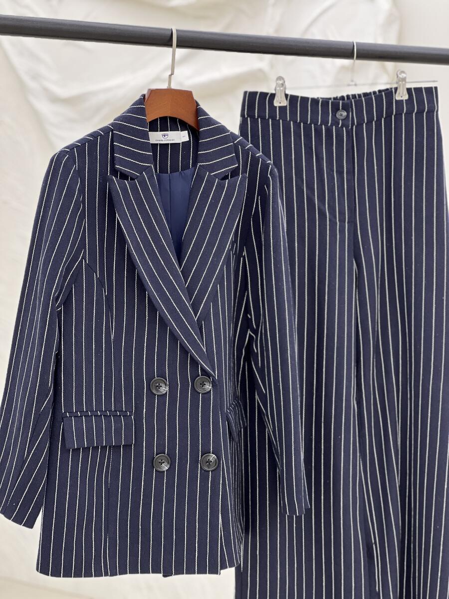 ست 2تیکه کت آستردار و شلوار  دیپلمات پاییزهpd329-10