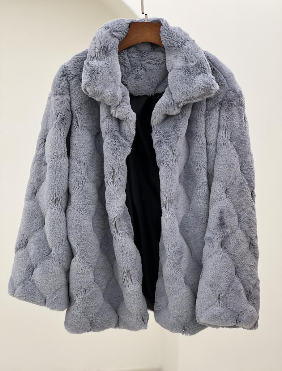 پالتو پوست یقه دار آستردار pd334-1