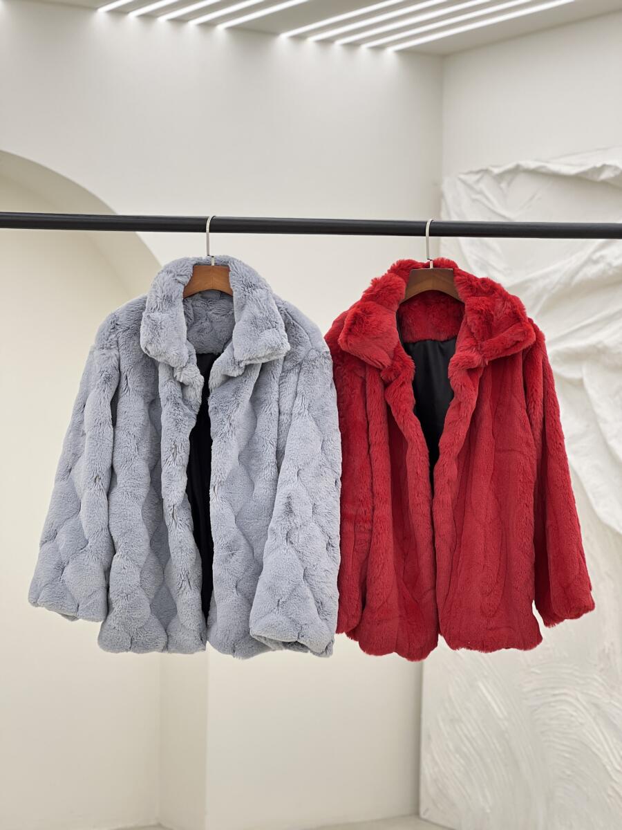 پالتو پوست یقه دار آستردار pd334-1