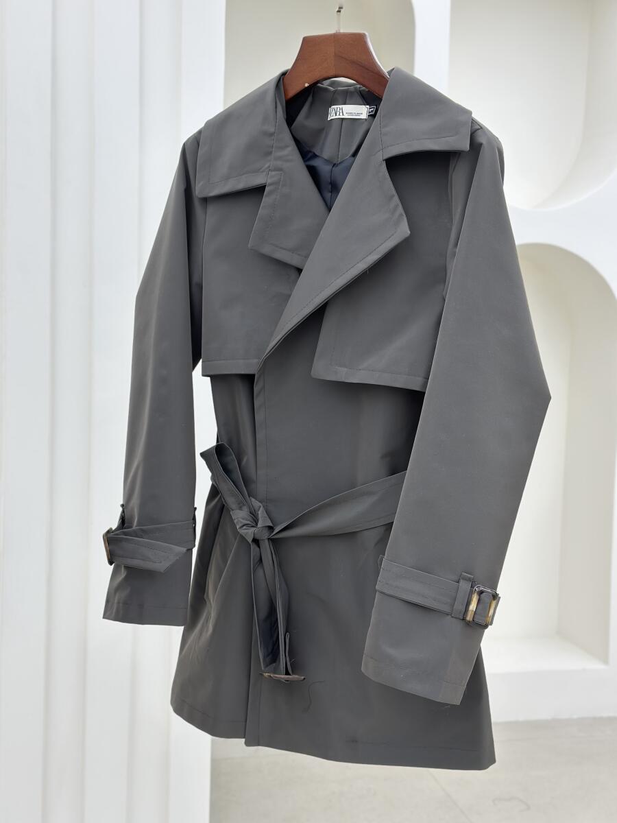 بارانی basic یقه طرح دوبل آستردار pd393-14