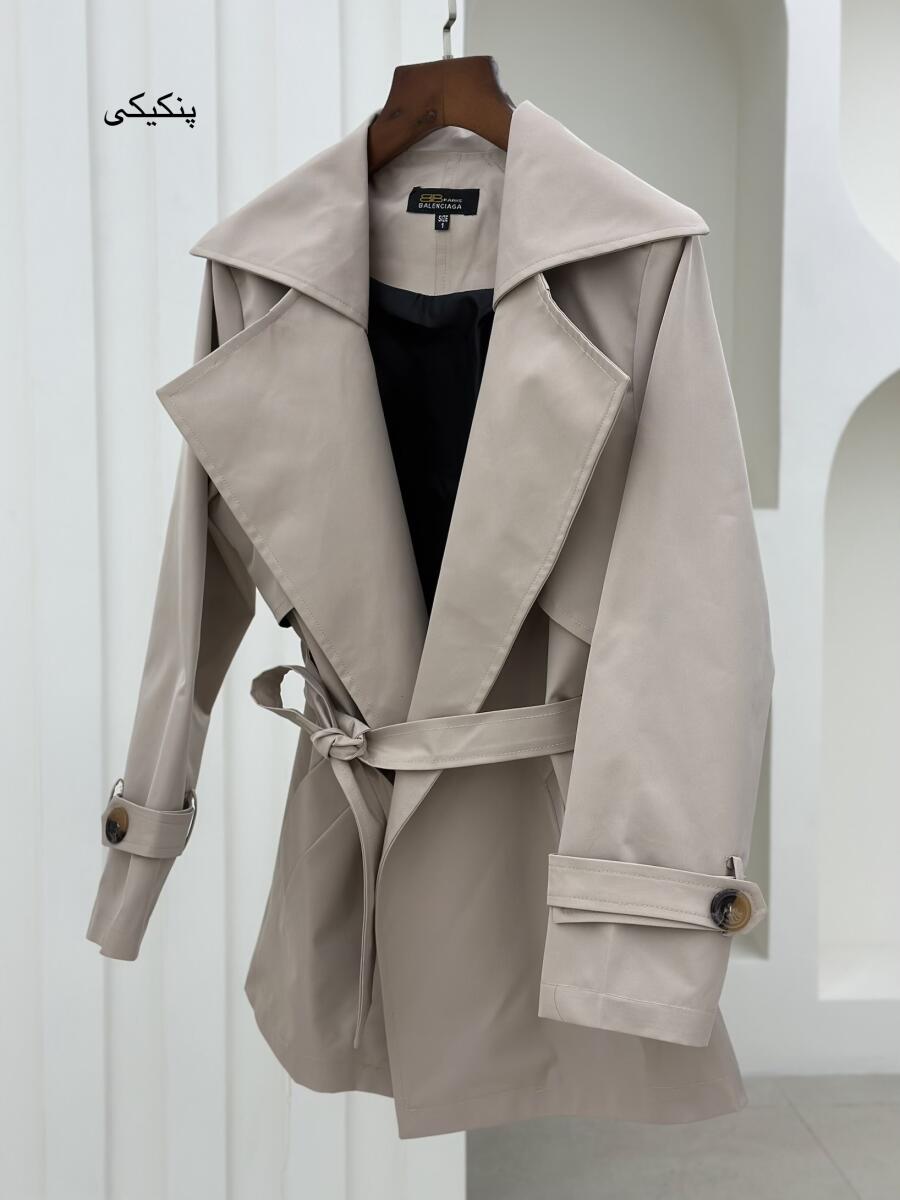 بارانی basic یقه طرح دوبل آستردار pd393-14