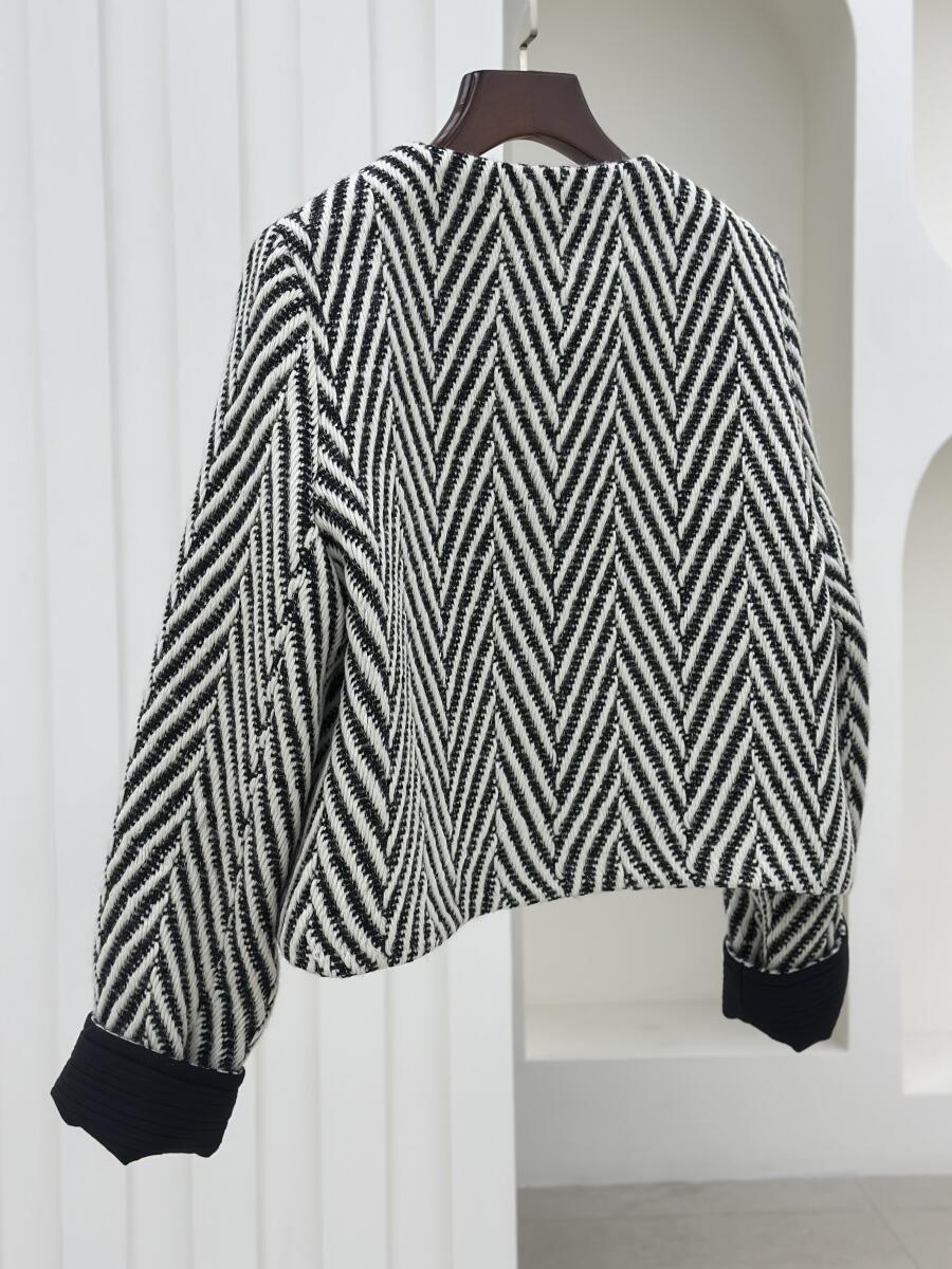 کت طرح بافت مزونی آستردار pd390-14